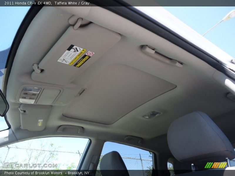 Taffeta White / Gray 2011 Honda CR-V EX 4WD