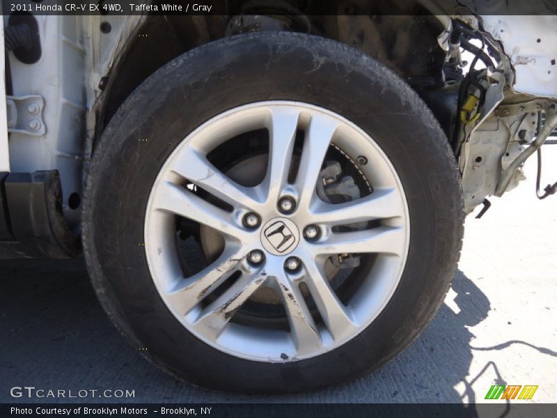 Taffeta White / Gray 2011 Honda CR-V EX 4WD