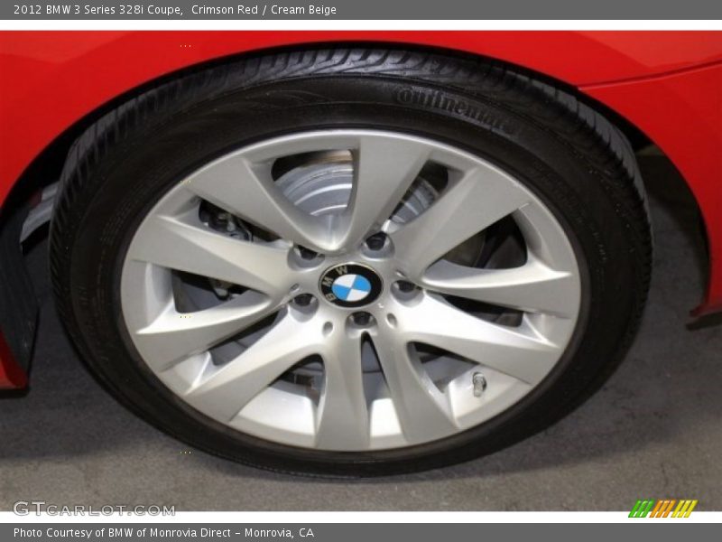 Crimson Red / Cream Beige 2012 BMW 3 Series 328i Coupe