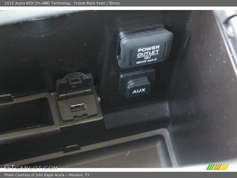 Crystal Black Pearl / Ebony 2016 Acura MDX SH-AWD Technology