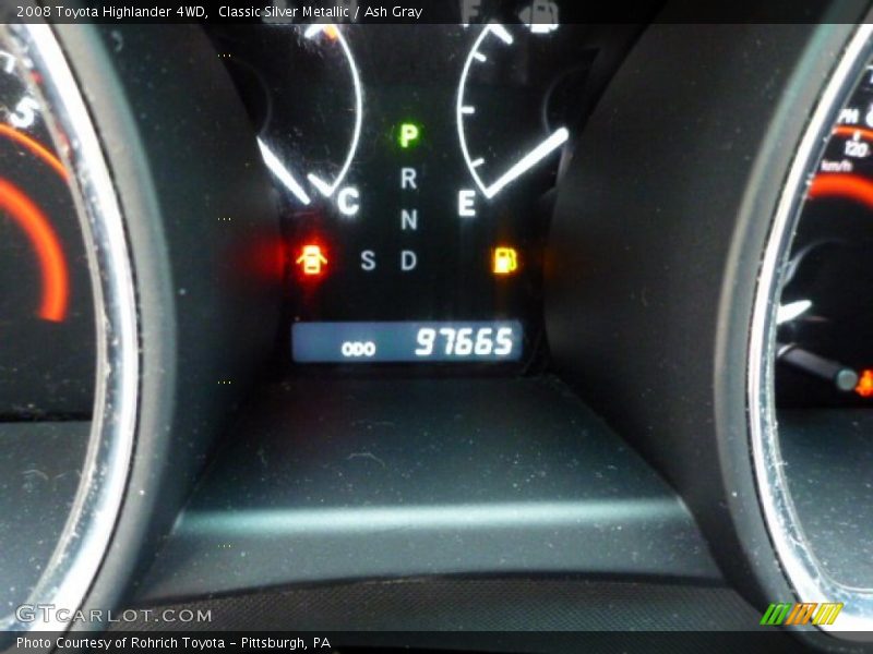 Classic Silver Metallic / Ash Gray 2008 Toyota Highlander 4WD