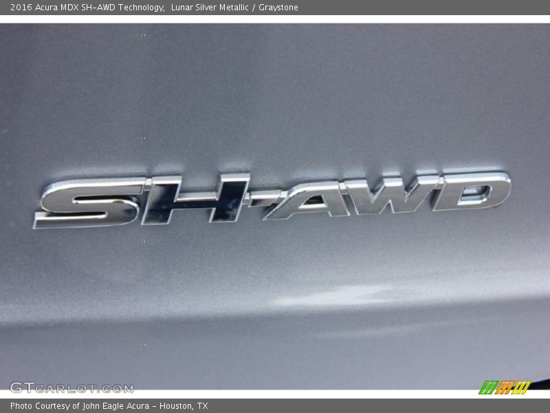 Lunar Silver Metallic / Graystone 2016 Acura MDX SH-AWD Technology