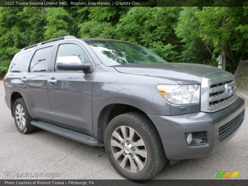 Magnetic Gray Metallic / Graphite Gray 2012 Toyota Sequoia Limited 4WD