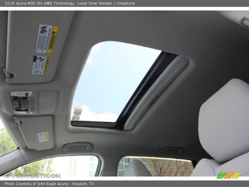 Lunar Silver Metallic / Graystone 2016 Acura MDX SH-AWD Technology