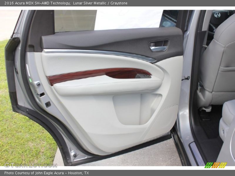 Lunar Silver Metallic / Graystone 2016 Acura MDX SH-AWD Technology