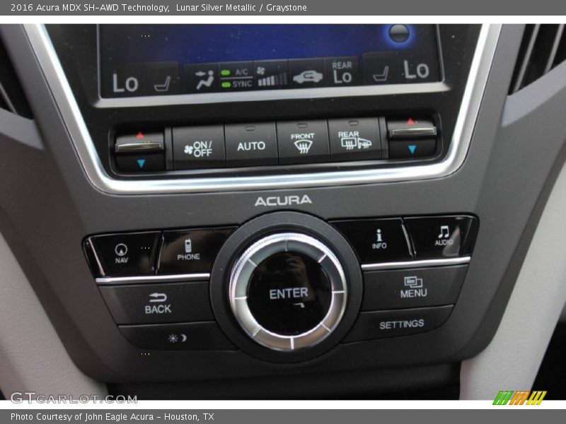 Lunar Silver Metallic / Graystone 2016 Acura MDX SH-AWD Technology