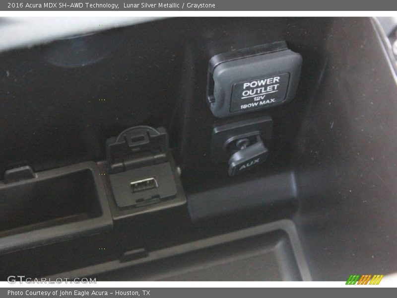 Lunar Silver Metallic / Graystone 2016 Acura MDX SH-AWD Technology
