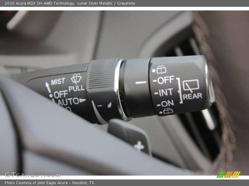 Lunar Silver Metallic / Graystone 2016 Acura MDX SH-AWD Technology