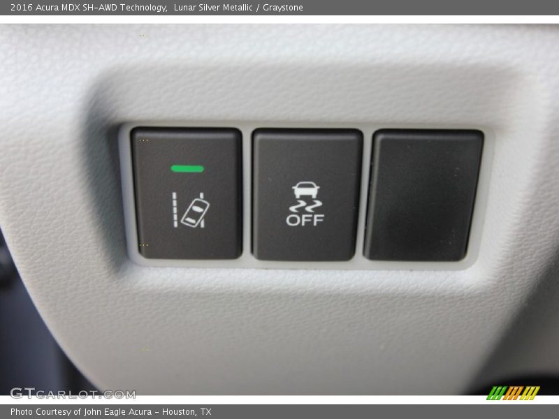 Lunar Silver Metallic / Graystone 2016 Acura MDX SH-AWD Technology