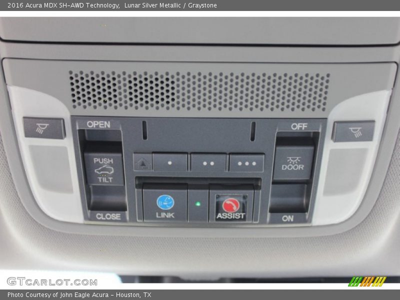 Lunar Silver Metallic / Graystone 2016 Acura MDX SH-AWD Technology