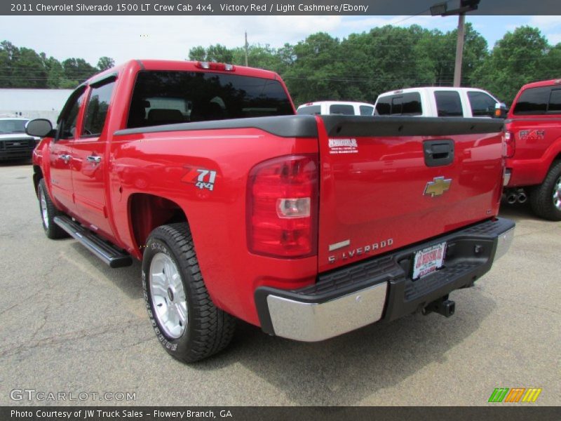 Victory Red / Light Cashmere/Ebony 2011 Chevrolet Silverado 1500 LT Crew Cab 4x4
