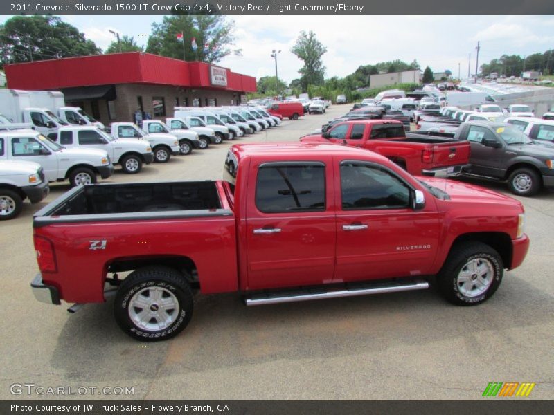 Victory Red / Light Cashmere/Ebony 2011 Chevrolet Silverado 1500 LT Crew Cab 4x4