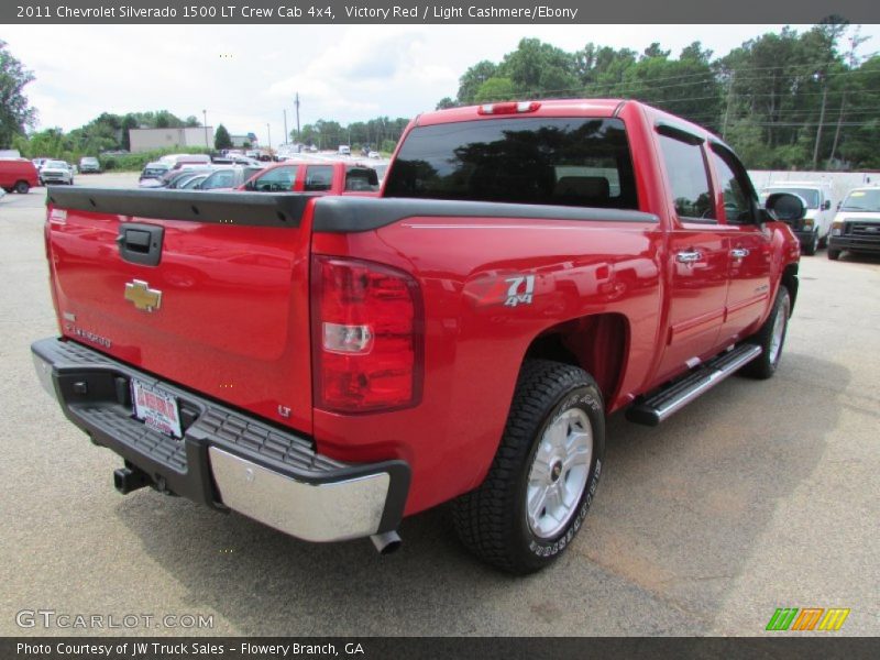Victory Red / Light Cashmere/Ebony 2011 Chevrolet Silverado 1500 LT Crew Cab 4x4