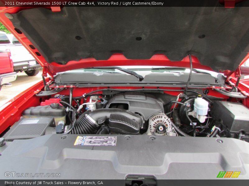 Victory Red / Light Cashmere/Ebony 2011 Chevrolet Silverado 1500 LT Crew Cab 4x4