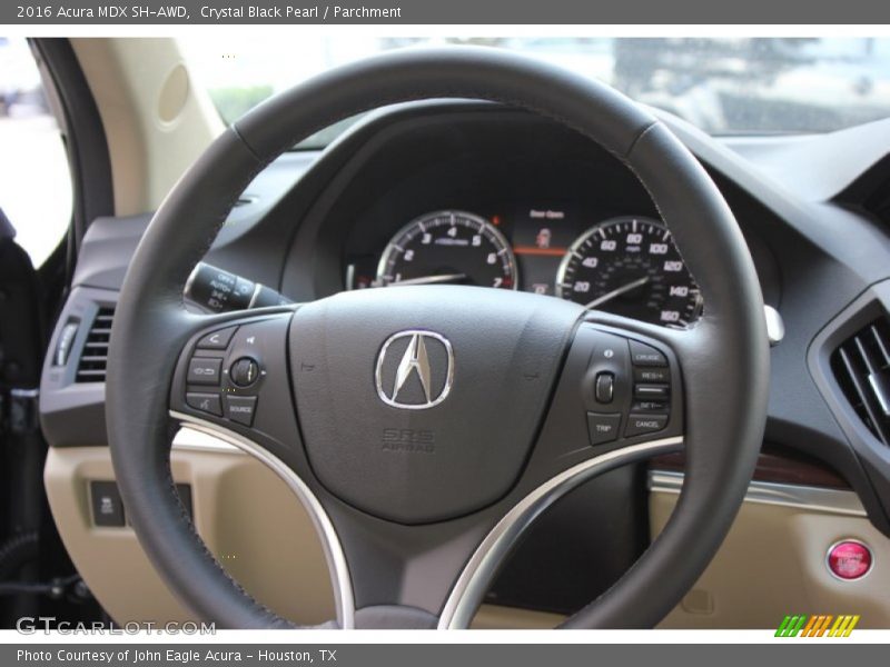 Crystal Black Pearl / Parchment 2016 Acura MDX SH-AWD