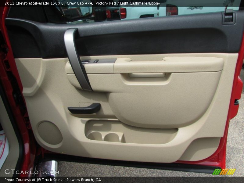 Victory Red / Light Cashmere/Ebony 2011 Chevrolet Silverado 1500 LT Crew Cab 4x4