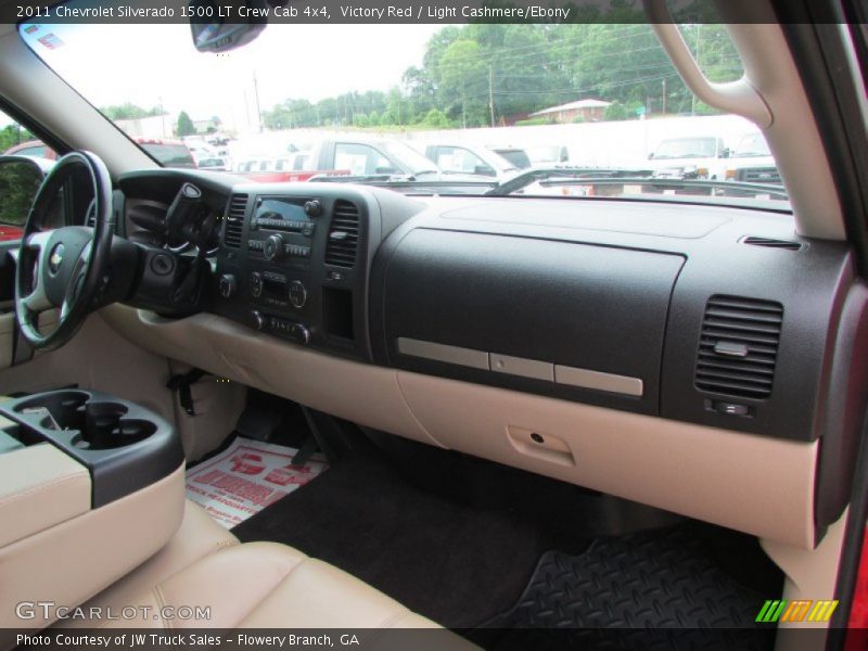 Victory Red / Light Cashmere/Ebony 2011 Chevrolet Silverado 1500 LT Crew Cab 4x4