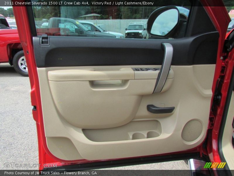 Victory Red / Light Cashmere/Ebony 2011 Chevrolet Silverado 1500 LT Crew Cab 4x4