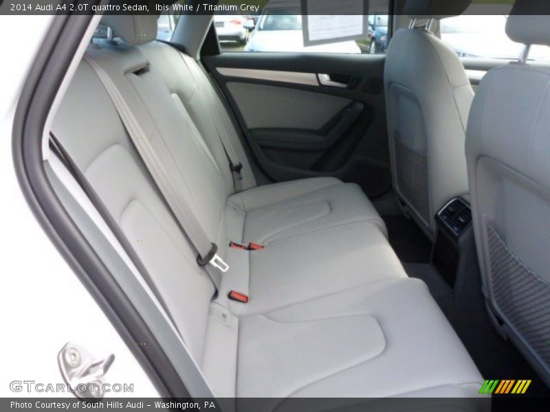 Ibis White / Titanium Grey 2014 Audi A4 2.0T quattro Sedan