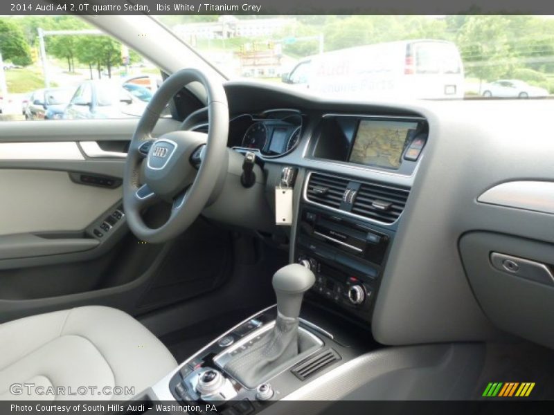 Ibis White / Titanium Grey 2014 Audi A4 2.0T quattro Sedan