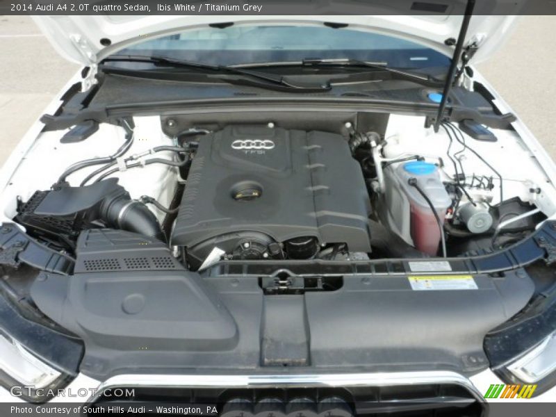 Ibis White / Titanium Grey 2014 Audi A4 2.0T quattro Sedan