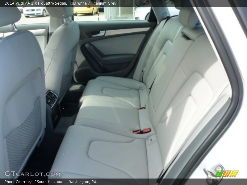 Ibis White / Titanium Grey 2014 Audi A4 2.0T quattro Sedan