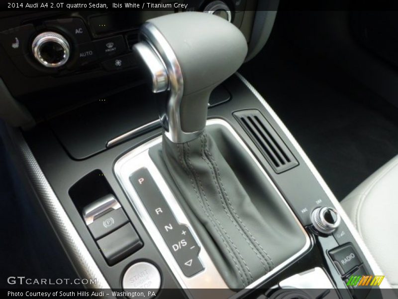 Ibis White / Titanium Grey 2014 Audi A4 2.0T quattro Sedan
