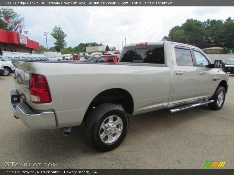 Austin Tan Pearl / Light Pebble Beige/Bark Brown 2010 Dodge Ram 2500 Laramie Crew Cab 4x4