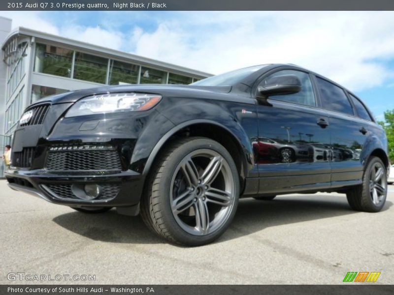 Night Black / Black 2015 Audi Q7 3.0 Prestige quattro