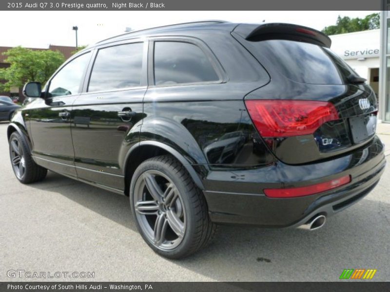 Night Black / Black 2015 Audi Q7 3.0 Prestige quattro