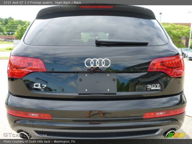 Night Black / Black 2015 Audi Q7 3.0 Prestige quattro