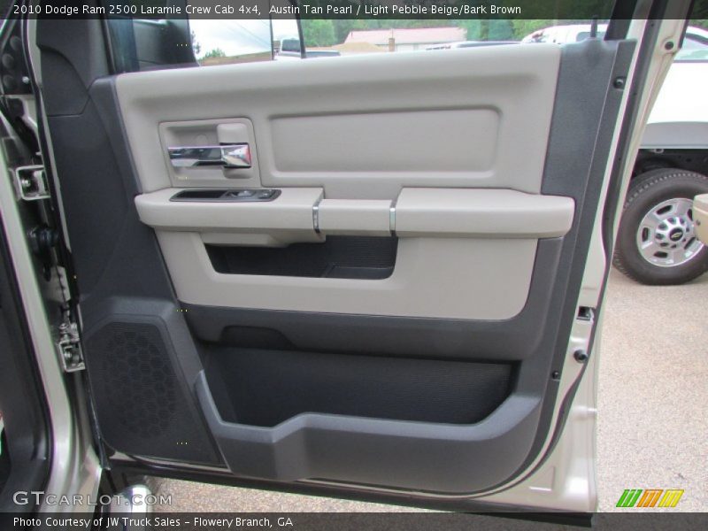 Austin Tan Pearl / Light Pebble Beige/Bark Brown 2010 Dodge Ram 2500 Laramie Crew Cab 4x4