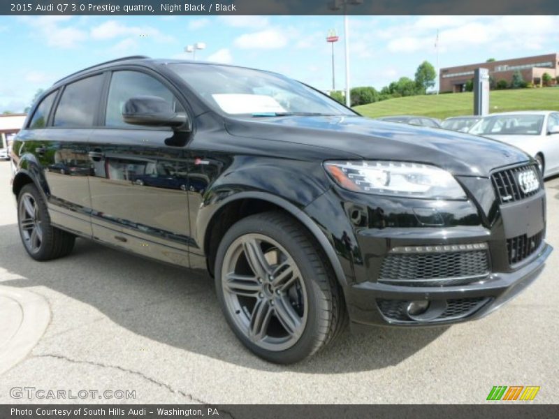 Night Black / Black 2015 Audi Q7 3.0 Prestige quattro