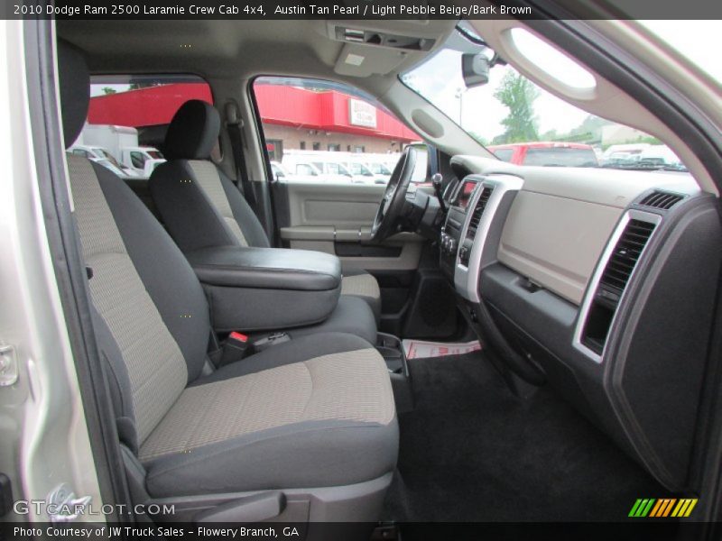 Austin Tan Pearl / Light Pebble Beige/Bark Brown 2010 Dodge Ram 2500 Laramie Crew Cab 4x4