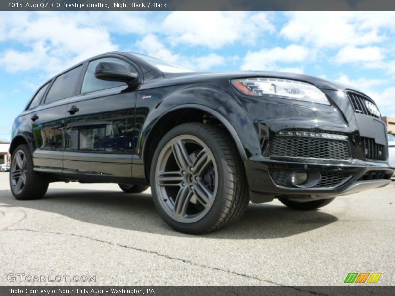 Night Black / Black 2015 Audi Q7 3.0 Prestige quattro