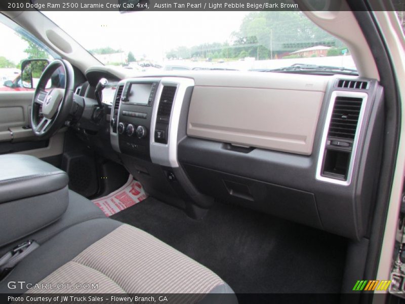 Austin Tan Pearl / Light Pebble Beige/Bark Brown 2010 Dodge Ram 2500 Laramie Crew Cab 4x4