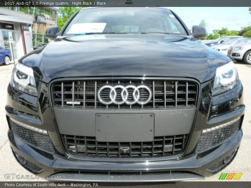Night Black / Black 2015 Audi Q7 3.0 Prestige quattro