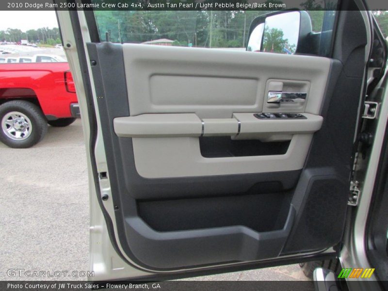 Austin Tan Pearl / Light Pebble Beige/Bark Brown 2010 Dodge Ram 2500 Laramie Crew Cab 4x4