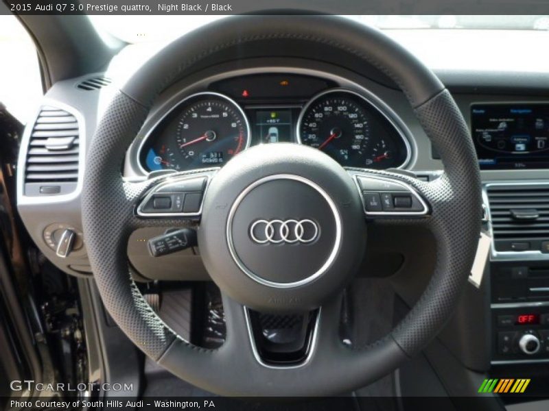 Night Black / Black 2015 Audi Q7 3.0 Prestige quattro