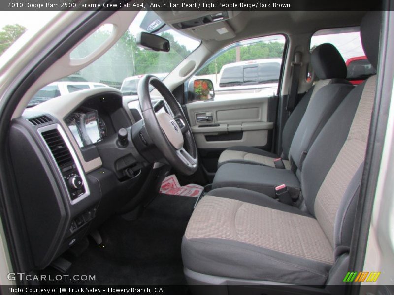 Austin Tan Pearl / Light Pebble Beige/Bark Brown 2010 Dodge Ram 2500 Laramie Crew Cab 4x4
