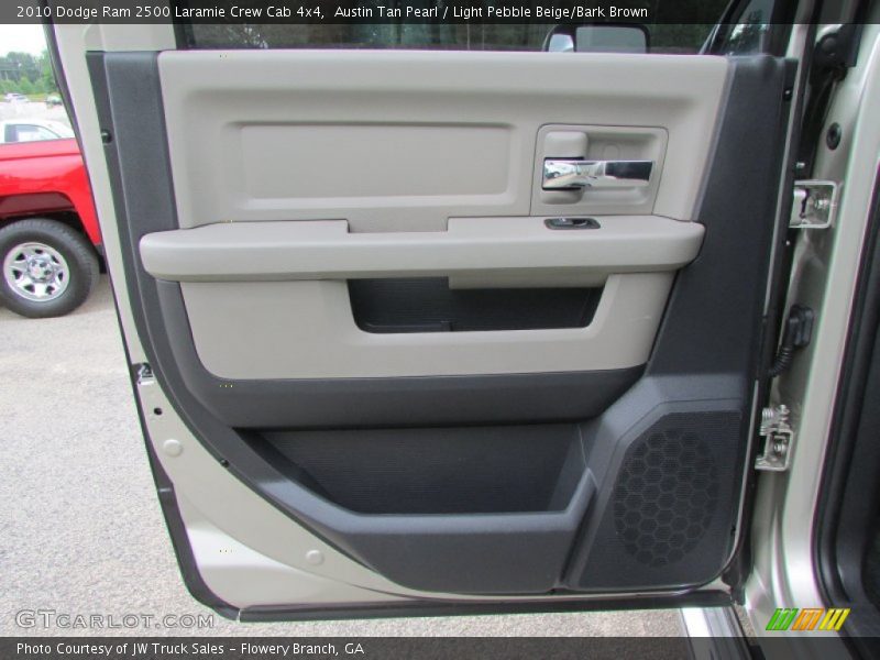 Austin Tan Pearl / Light Pebble Beige/Bark Brown 2010 Dodge Ram 2500 Laramie Crew Cab 4x4