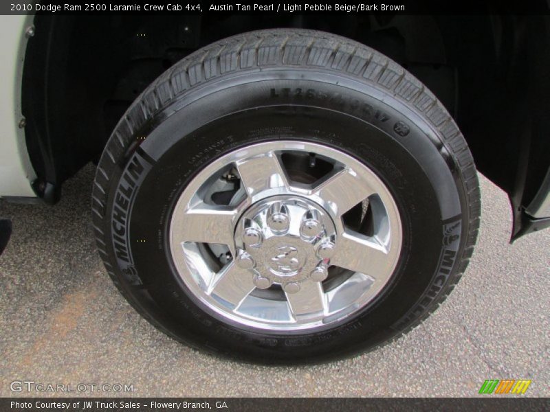 Austin Tan Pearl / Light Pebble Beige/Bark Brown 2010 Dodge Ram 2500 Laramie Crew Cab 4x4