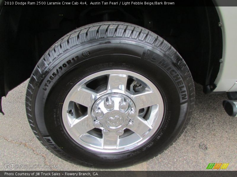 Austin Tan Pearl / Light Pebble Beige/Bark Brown 2010 Dodge Ram 2500 Laramie Crew Cab 4x4