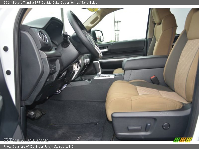 Super White / Sand Beige 2014 Toyota Tundra SR5 Double Cab