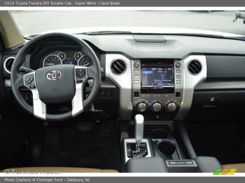 Super White / Sand Beige 2014 Toyota Tundra SR5 Double Cab