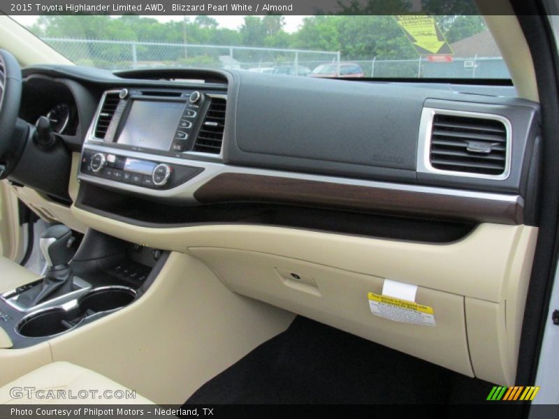 Blizzard Pearl White / Almond 2015 Toyota Highlander Limited AWD