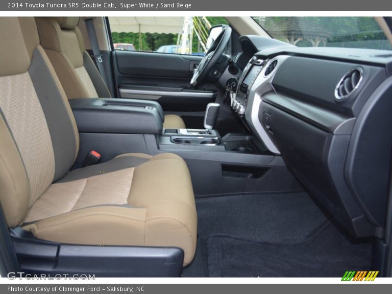 Super White / Sand Beige 2014 Toyota Tundra SR5 Double Cab