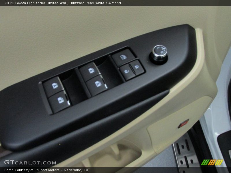 Blizzard Pearl White / Almond 2015 Toyota Highlander Limited AWD