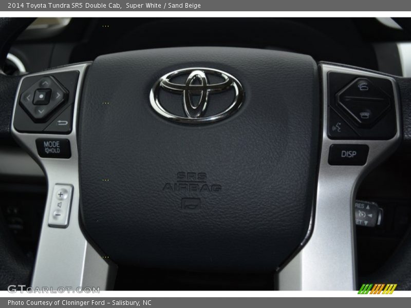 Super White / Sand Beige 2014 Toyota Tundra SR5 Double Cab