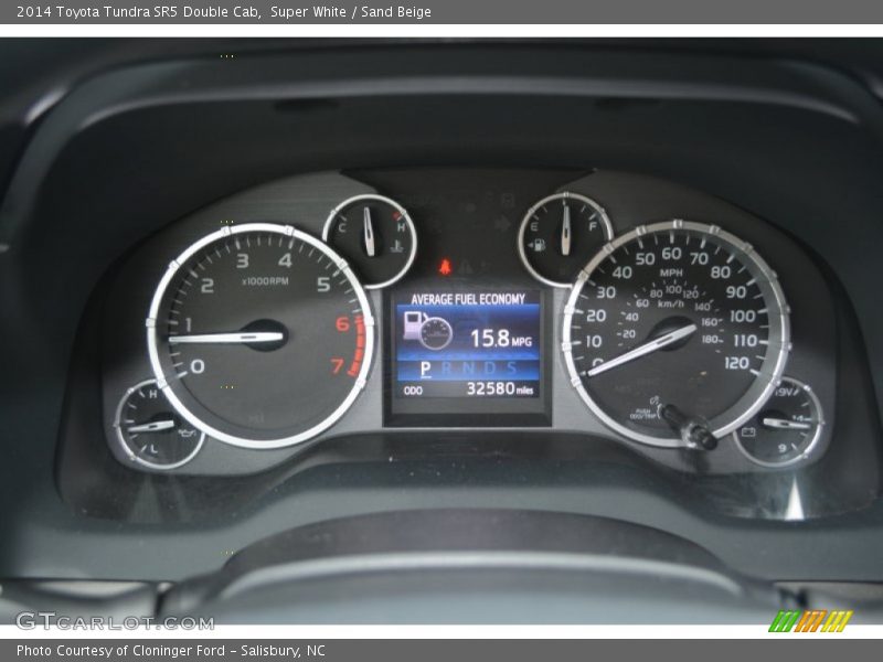 Super White / Sand Beige 2014 Toyota Tundra SR5 Double Cab